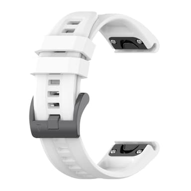 Silikone urrem til Garmin Fenix 7S 20mm Hvid