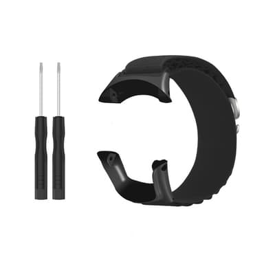 Nylon urrem udskiftning til Suunto Ambit 3/2/1/3 Sport/3 Run Sort
