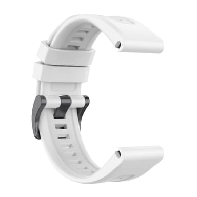 Silikone urrem til Garmin Fenix 7S 20mm Hvid