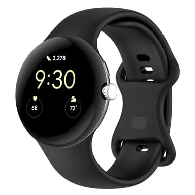 Silikone urrem til Google Pixel Watch 3 Sort L