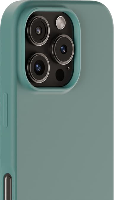 Holdit Silicone iPhone 16 Pro etui (mosgrøn)