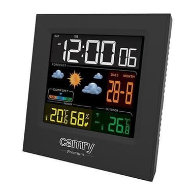 Camry Premium vejrstation med farvedisplay
