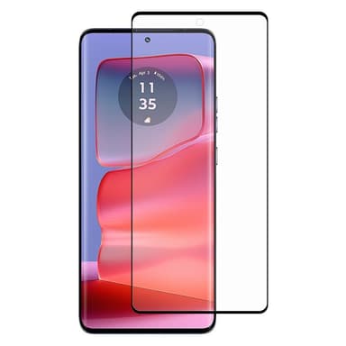 2-PAK SKALO Motorola Edge 50 Pro 5G FULL-FIT Hærdet Glas Skærmbeskyttelse - Svart