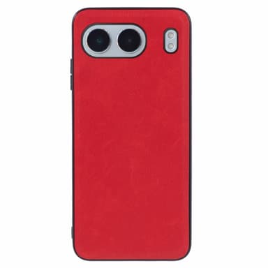 OnePlus Nord 4 SKALO PU-læder hybridskal Rød