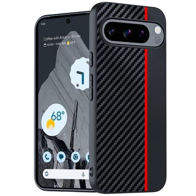 SKALO Google Pixel 9/9 Pro Carbon Fiber Hybrid Cover
