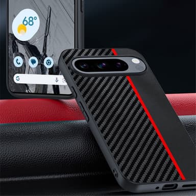 SKALO Google Pixel 9/9 Pro Carbon Fiber Hybrid Cover