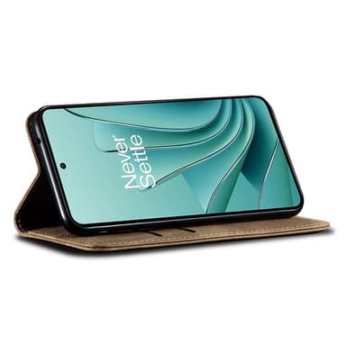 SKALO OnePlus Nord 4 Jeans Flip Cover - Khaki