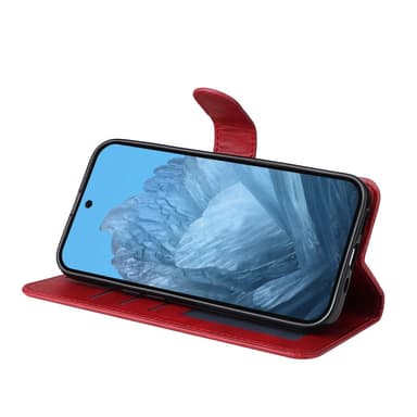 SKALO Google Pixel 9/9 Pro PU-læder Pungetui - Rød