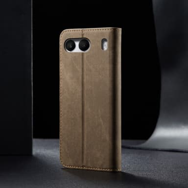 SKALO OnePlus Nord 4 Jeans Flip Cover - Khaki