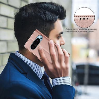 BINFEN COLOR Google Pixel 9/9 Pro Litchi Flip Cover