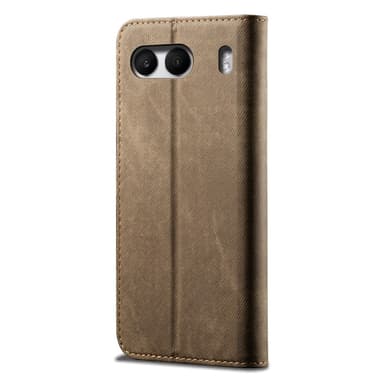 SKALO OnePlus Nord 4 Jeans Flip Cover - Khaki