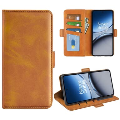 SKALO OnePlus Nord 4 Premium Wallet Flip Cover - Brun