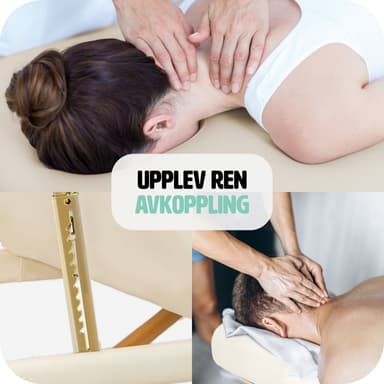 Massagebriks med 3 zoner, polstring + taske - beige