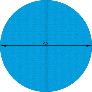 Pool cover rund - Ø 250 cm