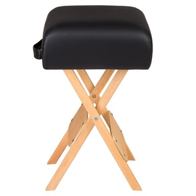 Massageudstyr 1 skammel + 2 ruller - sort