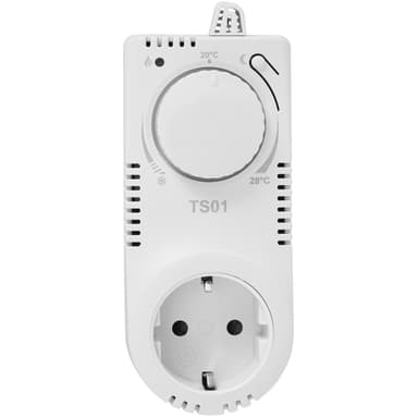 Stikkontakt termostat TS01 - hvid