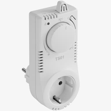Stikkontakt termostat TS01 - hvid