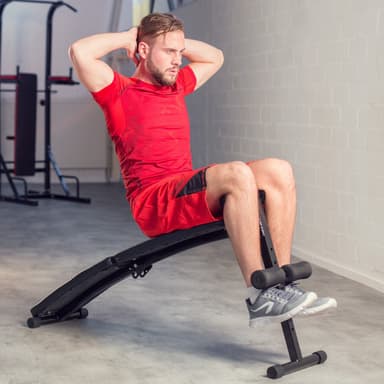 Sit up træningsbænk - sort