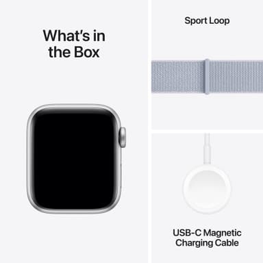 Apple Watch SE 2nd Gen 40mm LTE (Silver Alu/Blue Cloud sport loop)