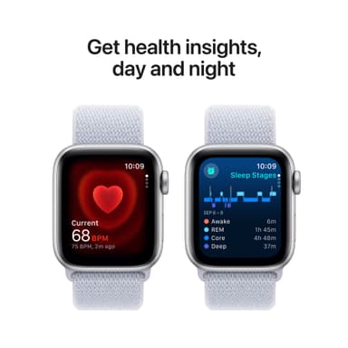 Apple Watch SE 2nd Gen 40mm LTE (Silver Alu/Blue Cloud sport loop)
