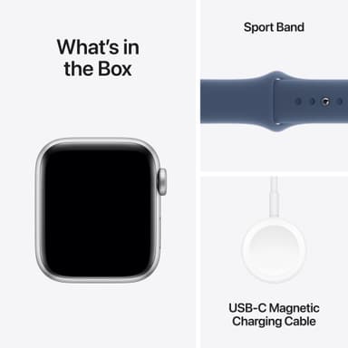 Apple Watch SE 2nd Gen 40mm GPS (Silver Alu/Denim sport band S/M)