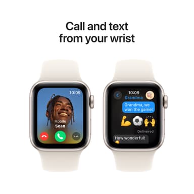 Apple Watch SE 2nd Gen 40mm GPS (Starlight Alu/Starlight sport band S/M)