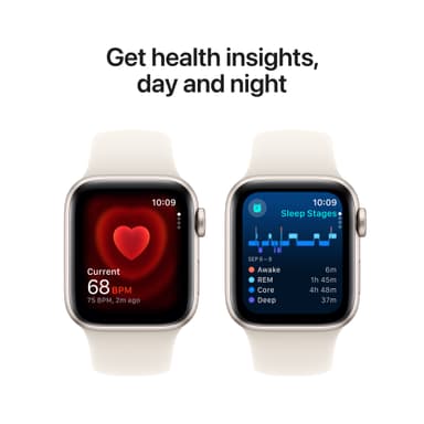 Apple Watch SE 2nd Gen 40mm GPS (Starlight Alu/Starlight sport band S/M)