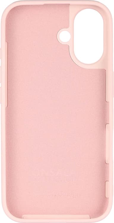 Onsala iPhone 16 silikoneetui (kalkpink)