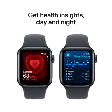 Apple Watch SE 2nd Gen 40mm LTE (Midnight Alu/Midnight sport band M/L)