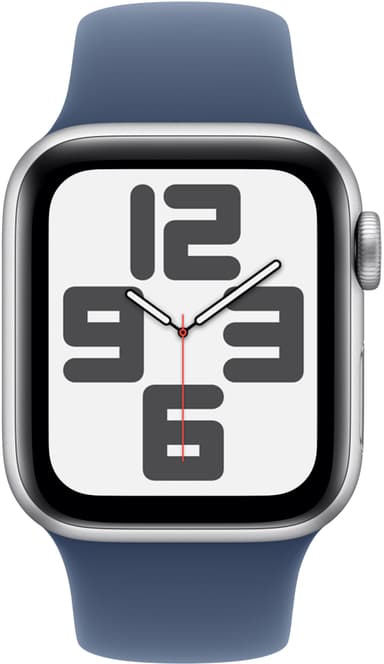 Apple Watch SE 2nd Gen 40mm GPS (Silver Alu/Denim sport band S/M)