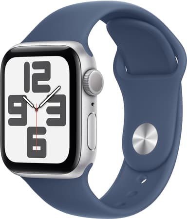 Apple Watch SE 2nd Gen 40mm GPS (Silver Alu/Denim sport band S/M)