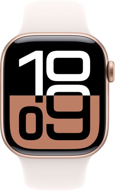 Apple Watch S10 46mm GPS+Cel (Rose Gold Aluminium/LB sportsrem) S/M