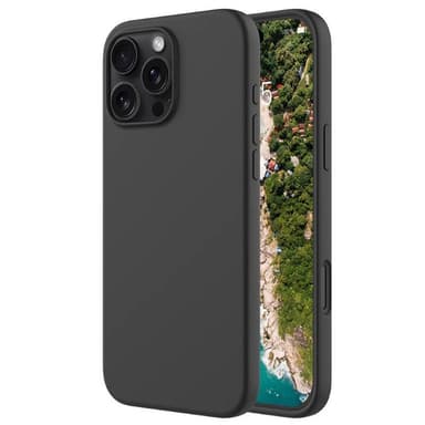 Liquid silikone cover iPhone 16 Pro - Onyx Black