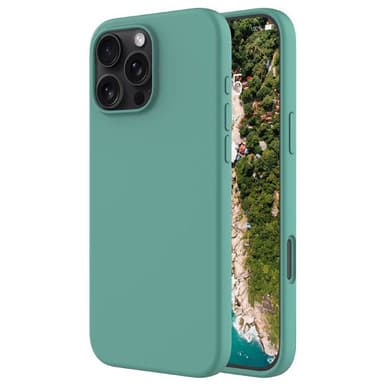 Liquid silikone cover iPhone 16 Pro - Pine Green