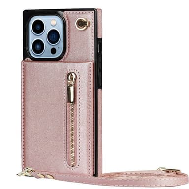 Zipper halskæde cover iPhone 16 Pro Max - Rose