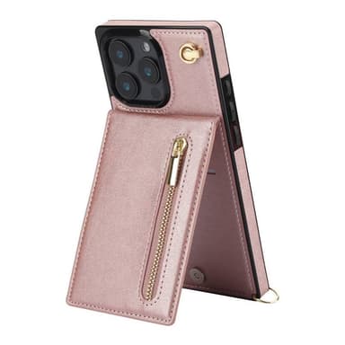 Zipper halskæde cover iPhone 16 Pro Max - Rose