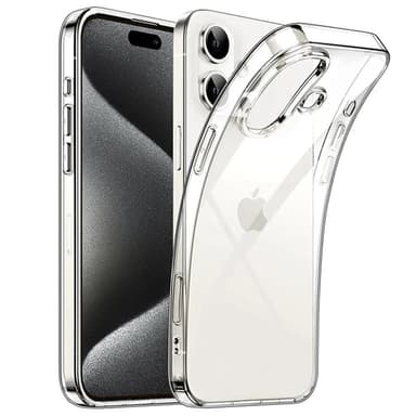 Silikone cover gennemsigtig iPhone 16
