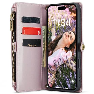 CaseMe mobilcover C36 iPhone 16 - Lyserød