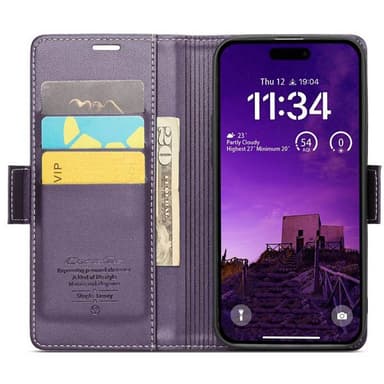 CaseMe mobilcover 023 iPhone 16 Pro - Lilla