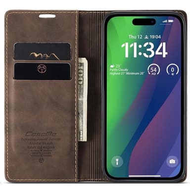 CaseMe mobilcover 013 iPhone 16 Pro - Coffee