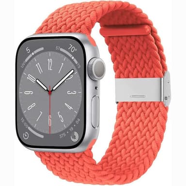 Flettet Urrem Watch Series 10 (46mm) - Red