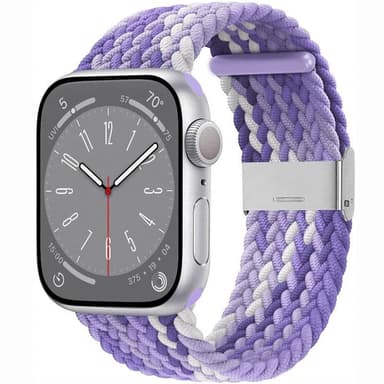 Flettet Urrem Watch Series 10 (46mm) - Gradient purple