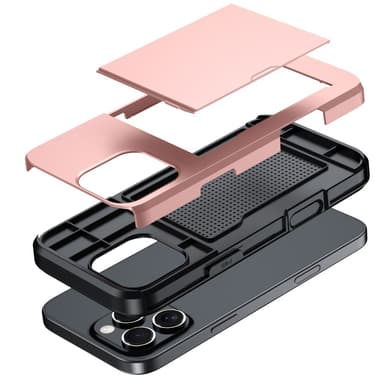 SKALO iPhone 16 Pro Max Armor Cover kortholder - Grøn
