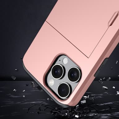 SKALO iPhone 16 Pro Max Armor Cover kortholder - Grøn