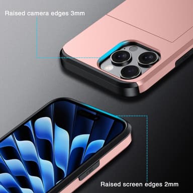 SKALO iPhone 16 Pro Max Armor Cover kortholder - Grøn