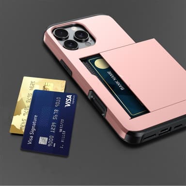 SKALO iPhone 16 Pro Max Armor Cover kortholder - Grøn