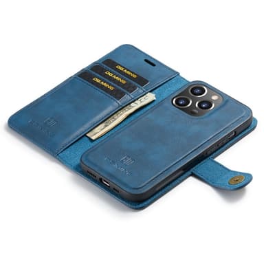 DG MING iPhone 16 Pro Max 2-i-1 Magnet Pungetui - Blå