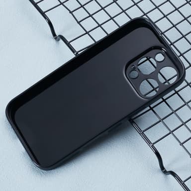 SKALO iPhone 16 Pro Max Carbon Fiber TPU cover - Sort
