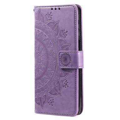 SKALO iPhone 16 Pro Mandala Flip Cover - Lilla