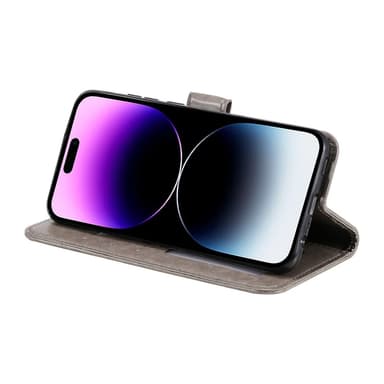 SKALO iPhone 16 Mandala Flip Cover - Grå